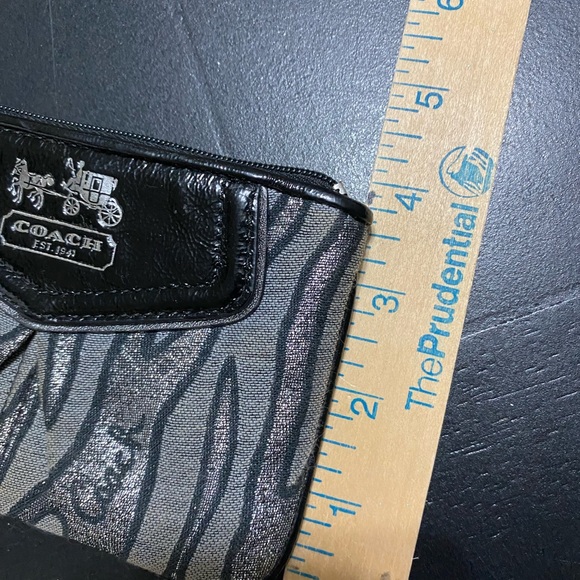 Coach Zebra Print Wristlet - Picture 6 of 6